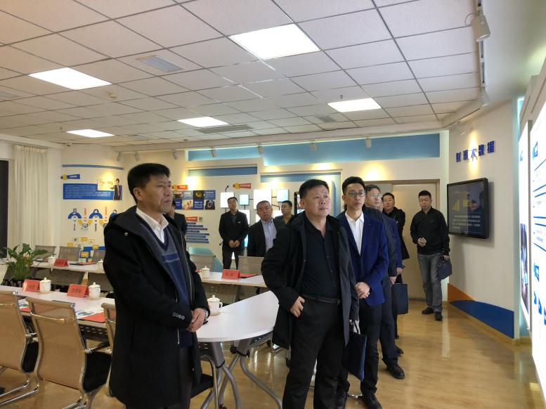 四平市铁东区王学民区长一行莅临赢咖娱乐集团考察财路大数据项目